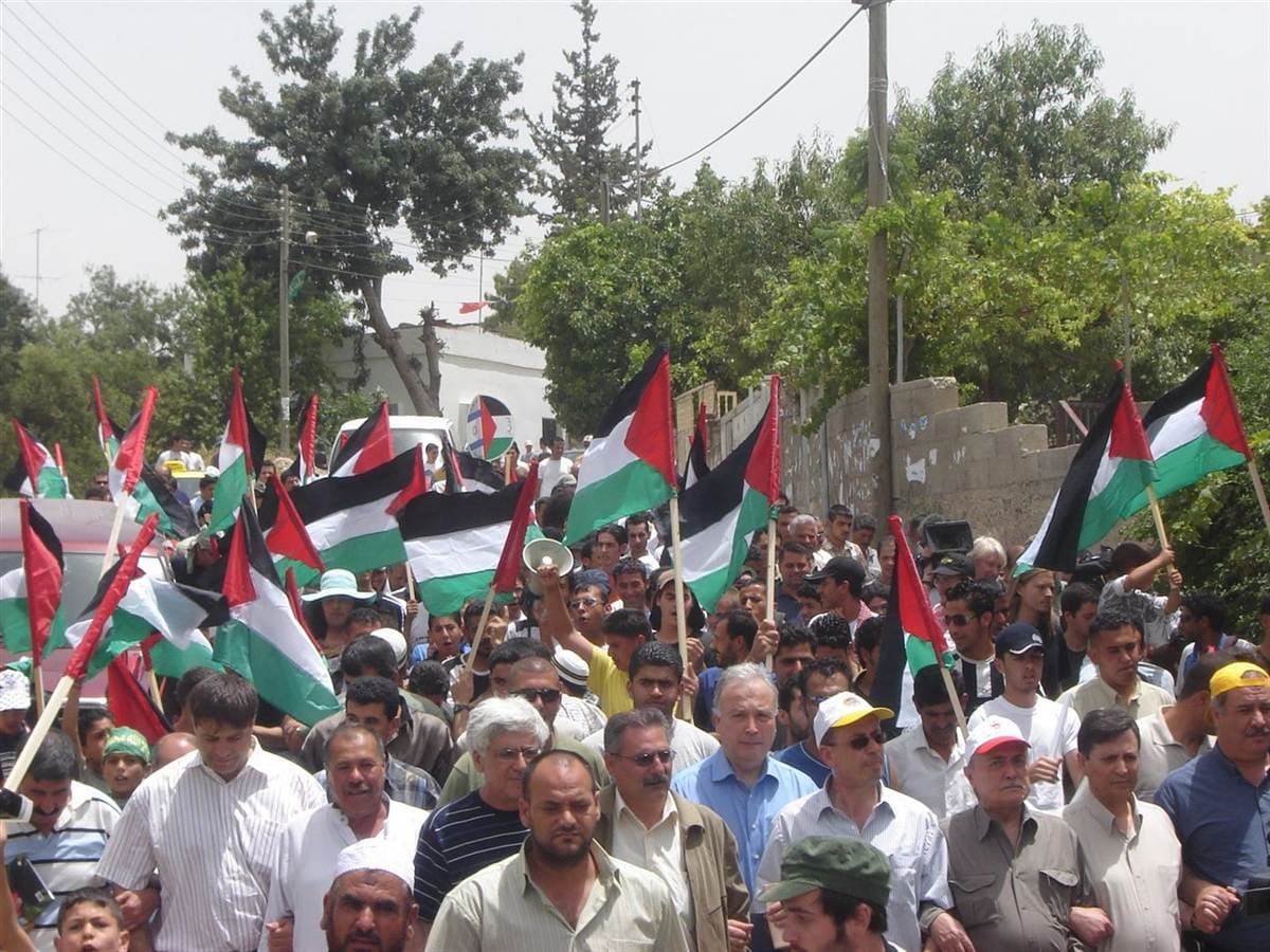 The weekly protest against the wall, 2006