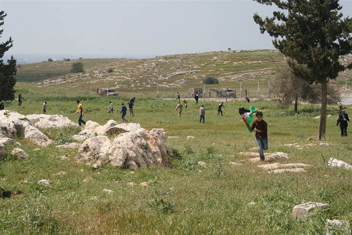 A demonstration in Budrus