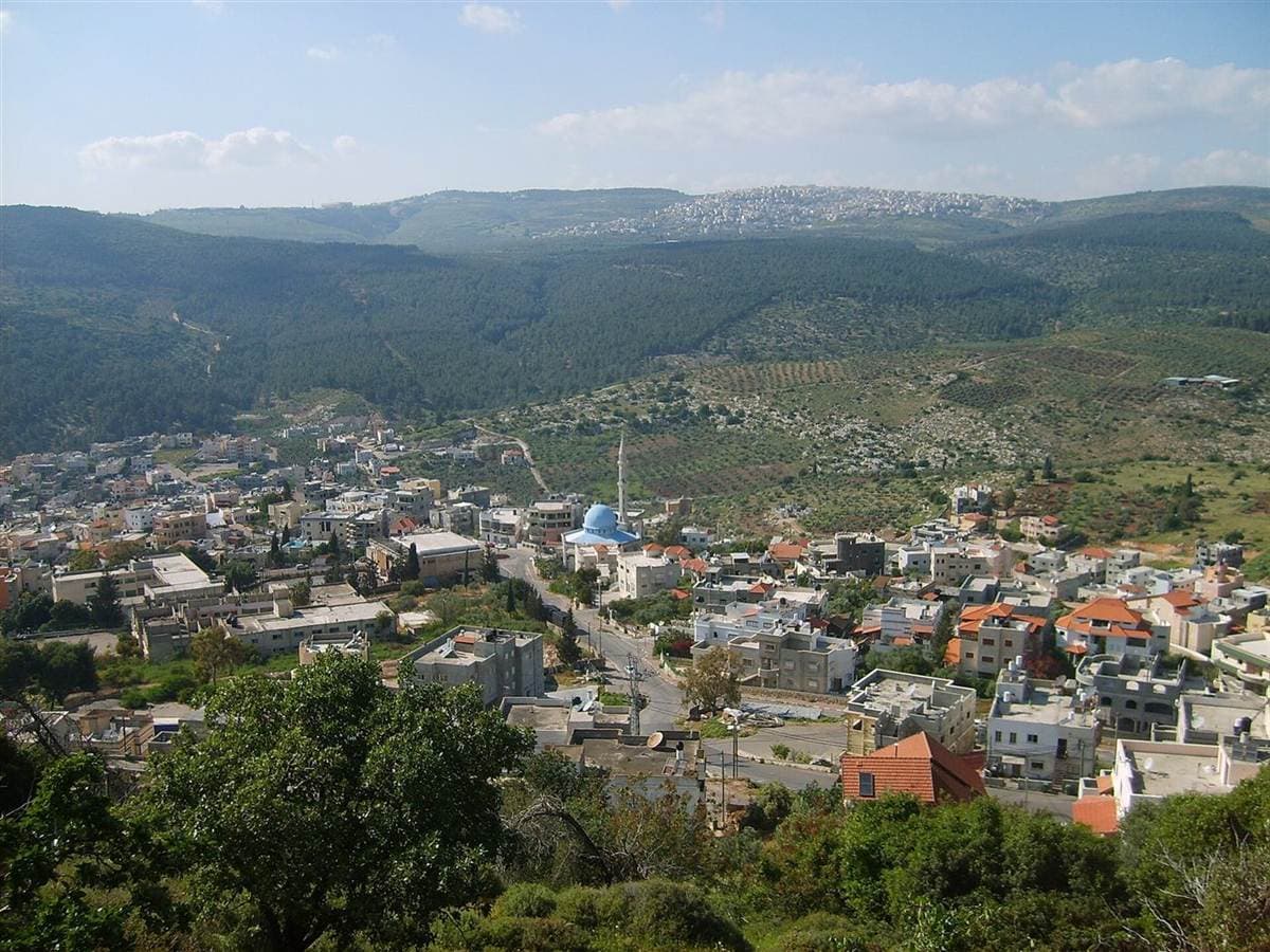 Daburiyya below Mount Tabor