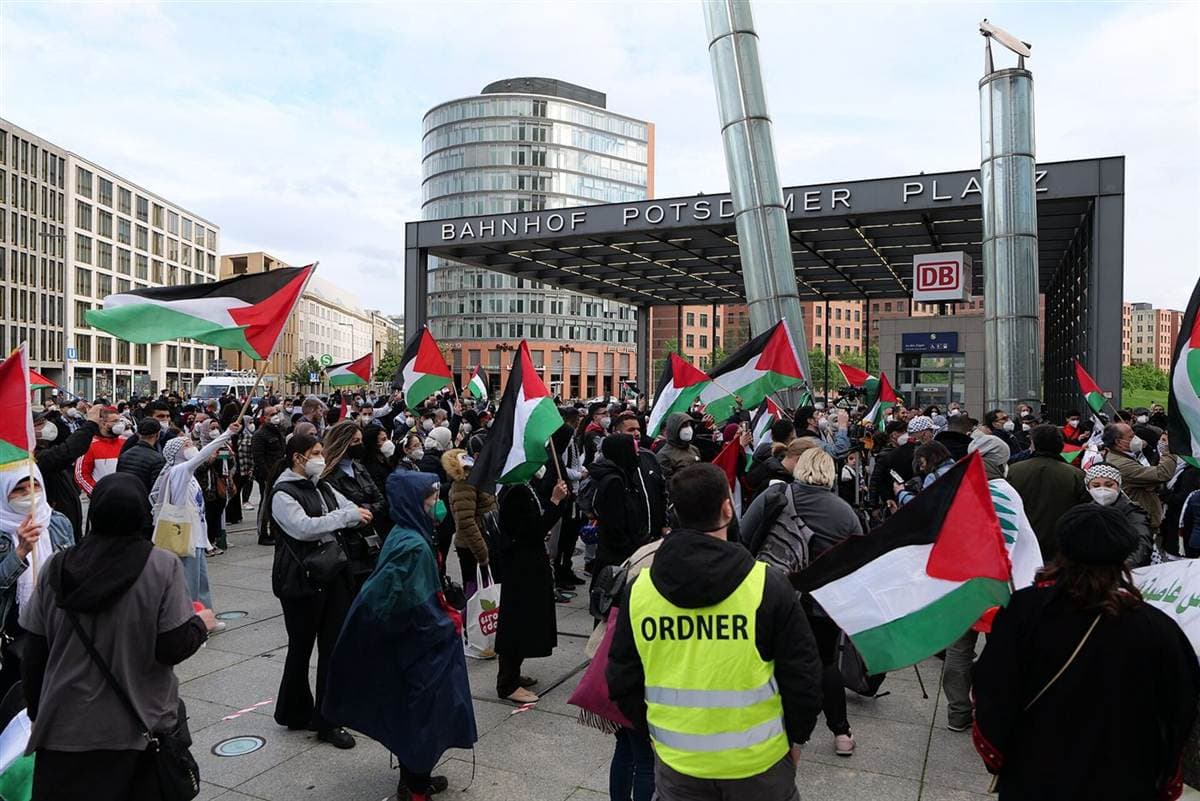 Protest for Palestine, Berlin, May 2021