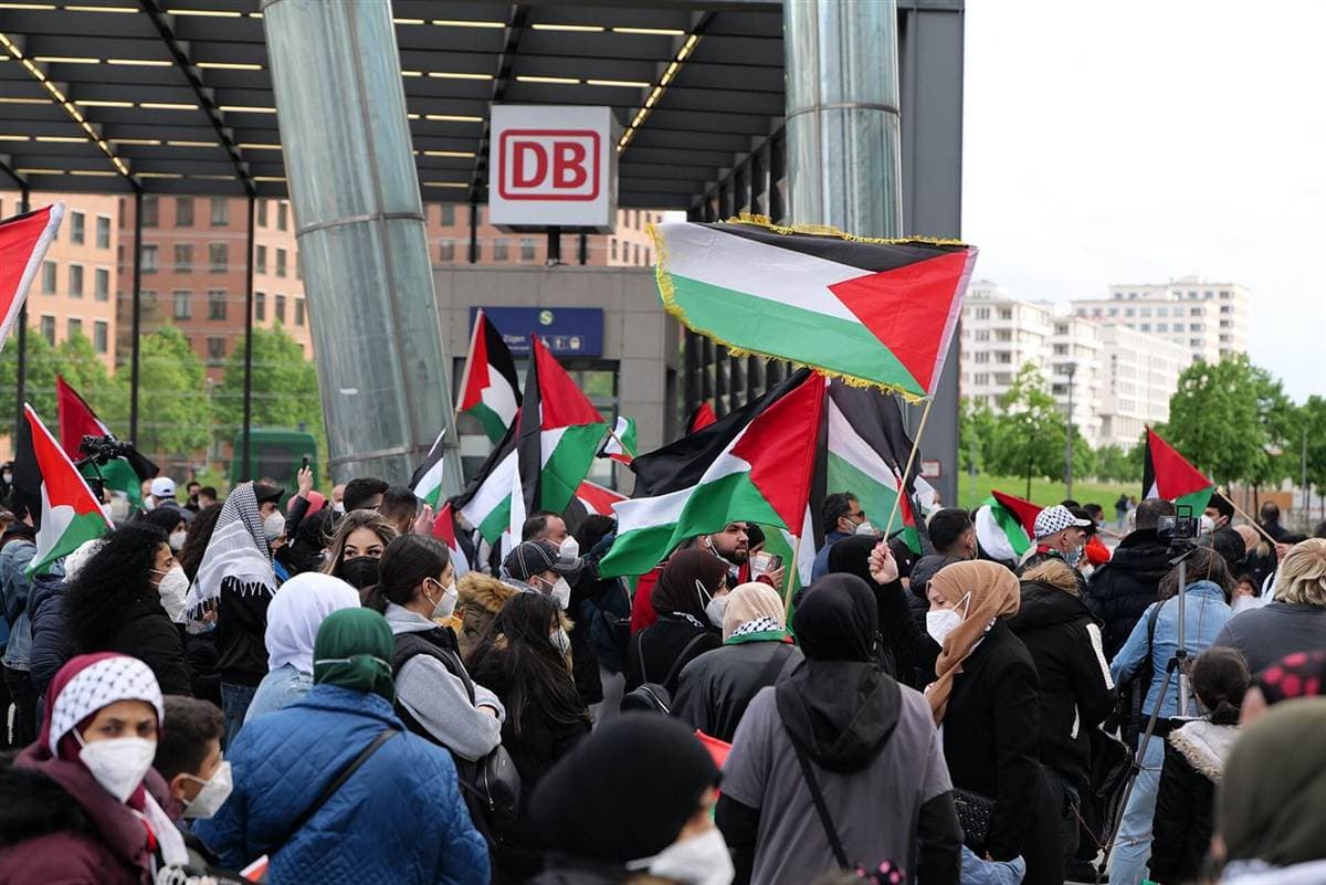 Protest for Palestine, Berlin, May 2021