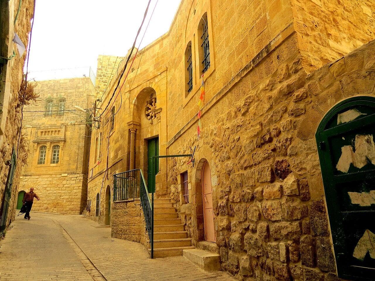 Mamluk-era buildings in the old city of al-Khalil