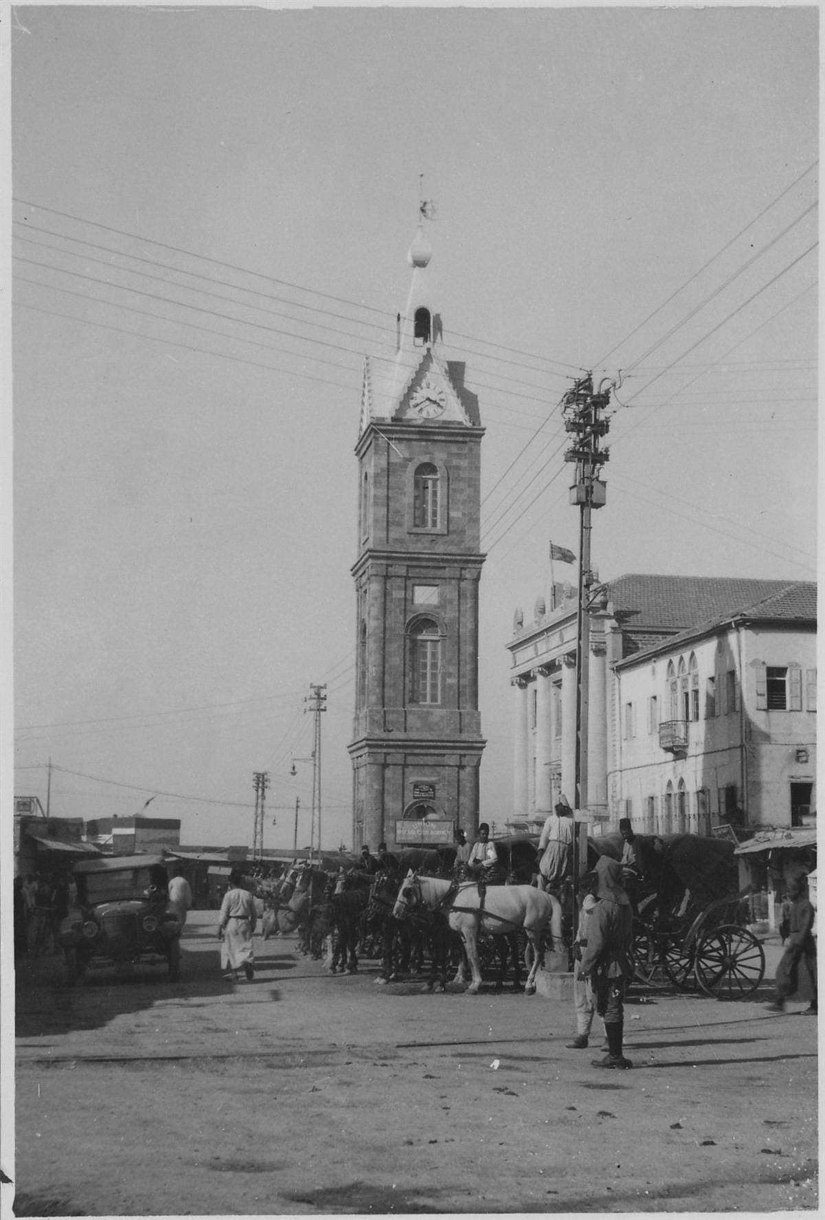 The clock tower square, 1930s