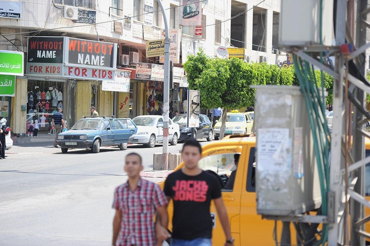 A street in Jenin, 2011
