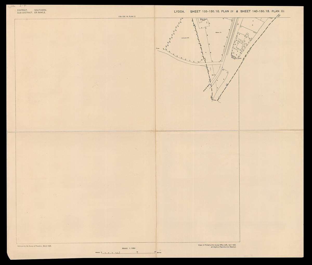 Lydda, from the Survey of Palestine