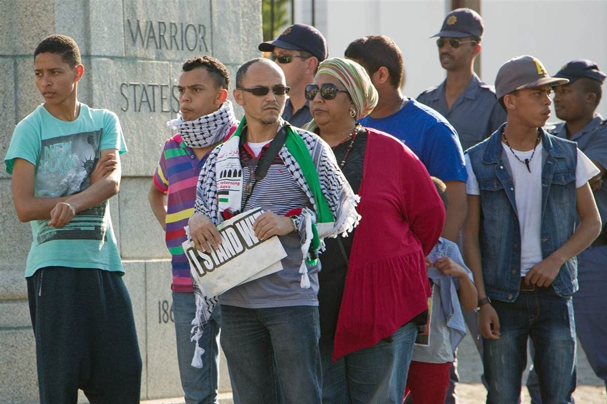 Palestine supporters in Cape Town