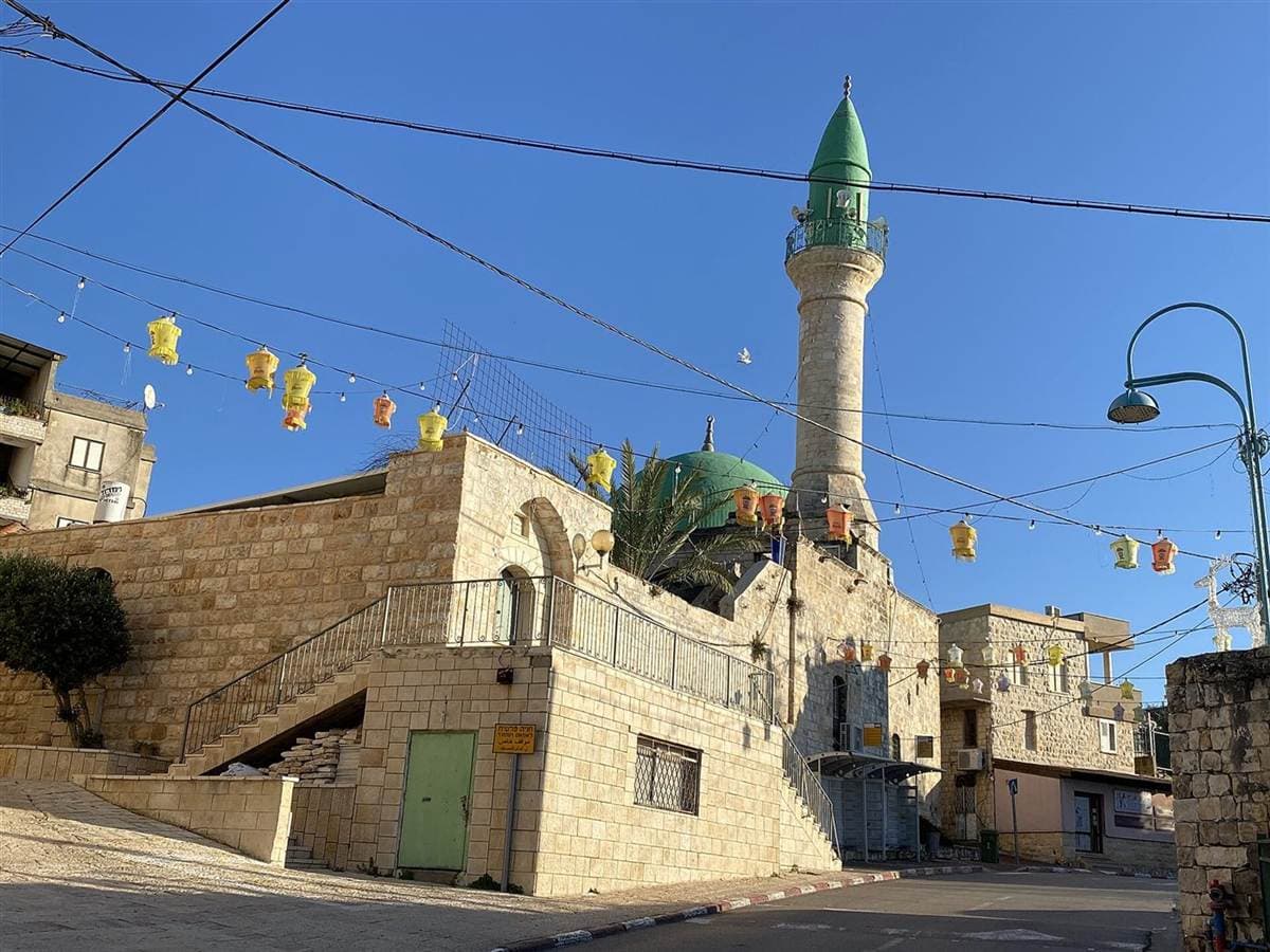 The upper mosque in Tarshiha