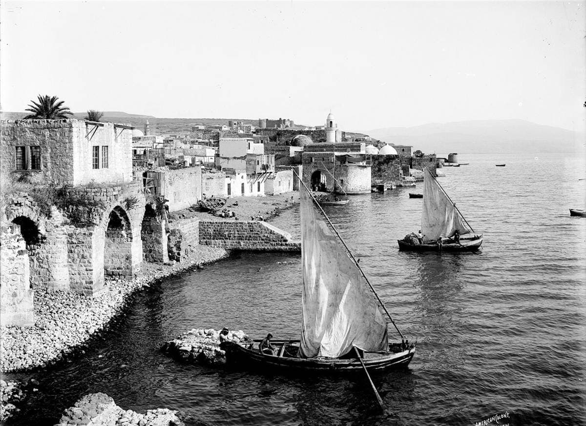 Tiberias from the lake, 1898–1914
