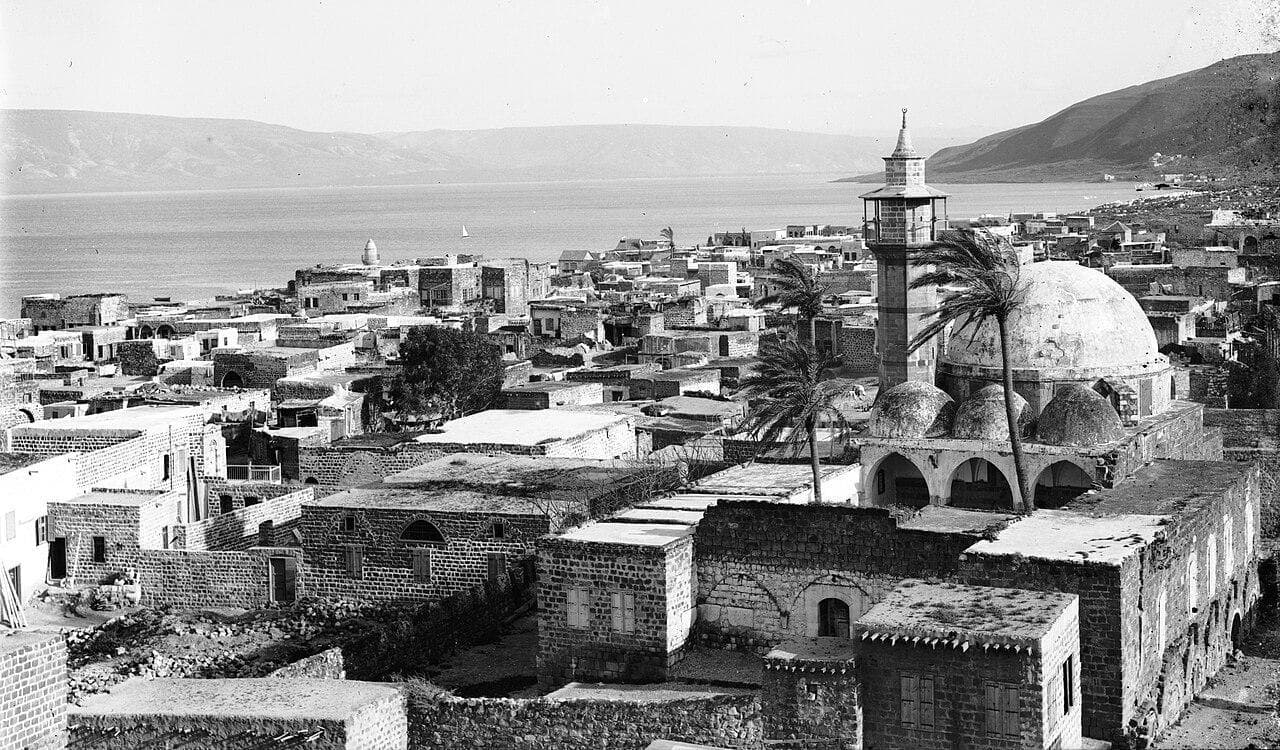 Tabariyya on the Sea of Galilee, early 1900s