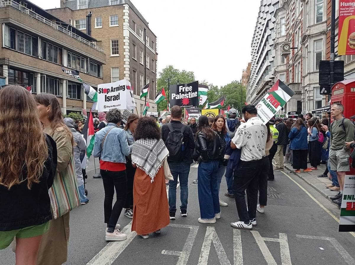 National March for Palestine, London, June 2024