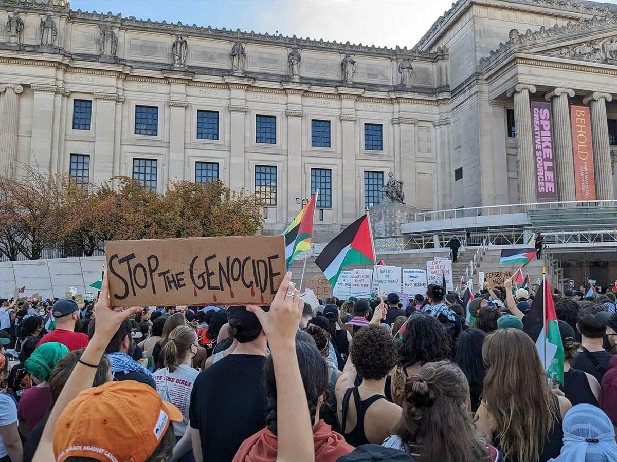 Rally for Palestine, Brooklyn, New York, October 2023